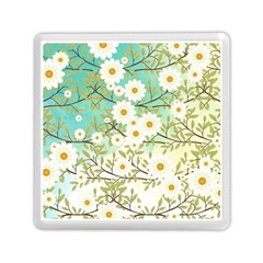Springtime Scene Memory Card Reader (square)  by linceazul