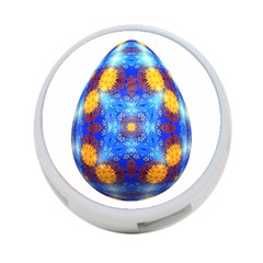 Easter Eggs Egg Blue Yellow 4-port Usb Hub (one Side) by Nexatart