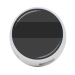 Gray and Black Thick Stripes 4-Port USB Hub (Two Sides)  Back
