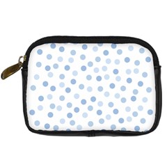 Bubble Balloon Circle Polka Blue Digital Camera Cases by Mariart