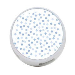 Bubble Balloon Circle Polka Blue 4-port Usb Hub (two Sides)  by Mariart
