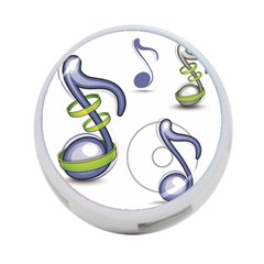 Notes Musical Elements 4-port Usb Hub (two Sides)  by Mariart