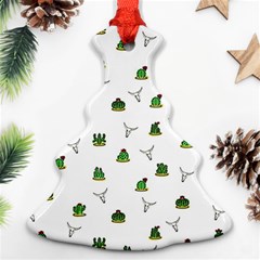 Cactus Pattern Ornament (christmas Tree)  by Valentinaart