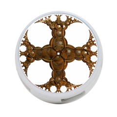 Cross Golden Cross Design 3d 4-port Usb Hub (one Side) by Nexatart