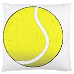 Tennis Ball Ball Sport Fitness Large Flano Cushion Case (Two Sides) Front