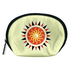 Yin Yang Sunshine Accessory Pouches (medium)  by linceazul