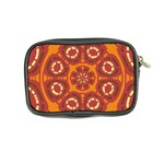 Dark Red Abstract Coin Purse Back
