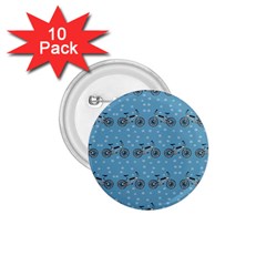 Bicycles Pattern 1 75  Buttons (10 Pack) by linceazul