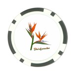 Bird Of Paradise Poker Chip Card Guard Front