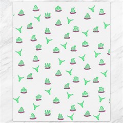Cactus Pattern Canvas 11  X 14   by ValentinaDesign