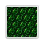 Green Eye Line Triangle Poljka Memory Card Reader (Square)  Front
