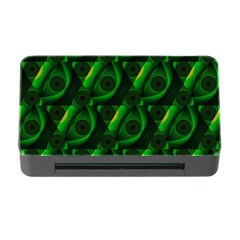 Green Eye Line Triangle Poljka Memory Card Reader With Cf by Mariart