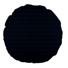 Pattern Large 18  Premium Flano Round Cushions by ValentinaDesign