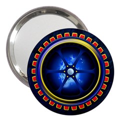 Power Core 3  Handbag Mirrors by linceazul