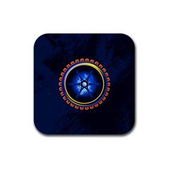 Power Core Rubber Square Coaster (4 Pack)  by linceazul