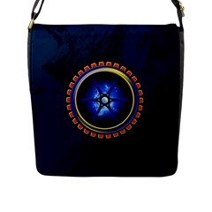 Power Core Flap Messenger Bag (l)  by linceazul