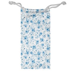 Floral Pattern Jewelry Bag by ValentinaDesign