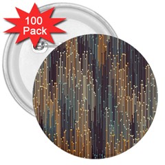 Vertical Behance Line Polka Dot Grey Orange 3  Buttons (100 Pack)  by Mariart