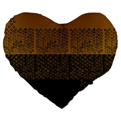 Abstract Art  Large 19  Premium Heart Shape Cushions by ValentinaDesign