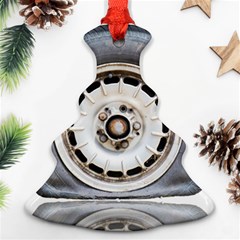 Flat Tire Vehicle Wear Street Christmas Tree Ornament (two Sides) by Nexatart