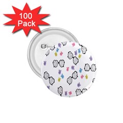 Glasses Bear Cute Doll Animals 1 75  Buttons (100 Pack)  by Mariart