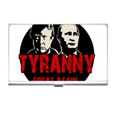 Make Tyranny Great Again Business Card Holders by Valentinaart
