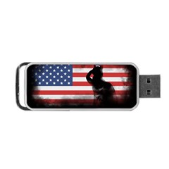 Honor Our Heroes On Memorial Day Portable Usb Flash (two Sides) by Catifornia
