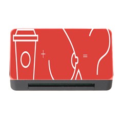 Caffeine And Breastfeeding Coffee Nursing Red Sign Memory Card Reader With Cf by Mariart