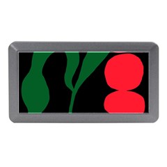 Illustrators Portraits Plants Green Red Polka Dots Memory Card Reader (mini) by Mariart