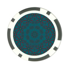 Stars Of Golden Metal Poker Chip Card Guard by pepitasart