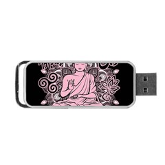 Ornate Buddha Portable Usb Flash (one Side) by Valentinaart