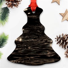 Lake Water Wave Mirroring Texture Christmas Tree Ornament (two Sides) by BangZart
