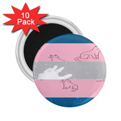 Pride Flag 2 25  Magnets (10 Pack)  by TransPrints