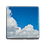 Sky Clouds Blue White Weather Air Memory Card Reader (Square) Front