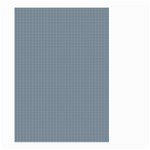 Silent Night Blue Mini Gingham Check Plaid Large Garden Flag (Two Sides) Front