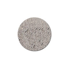 Zebra Pattern Animal Print Golf Ball Marker by paulaoliveiradesign