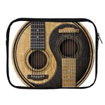 Old And Worn Acoustic Guitars Yin Yang Apple iPad 2/3/4 Zipper Cases Front