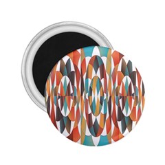Colorful Geometric Abstract 2 25  Magnets by linceazul