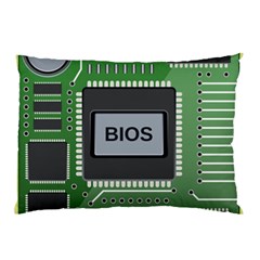 Computer Bios Board Pillow Case by BangZart