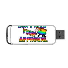 Dont Need Your Approval Portable Usb Flash (one Side) by Valentinaart