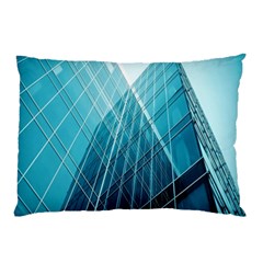 Glass Bulding Pillow Case by BangZart