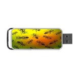 Insect Pattern Portable USB Flash (Two Sides) Back