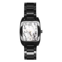 Marble Pattern Stainless Steel Barrel Watch by BangZart