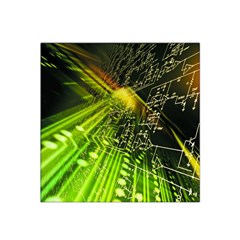Electronics Machine Technology Circuit Electronic Computer Technics Detail Psychedelic Abstract Patt Satin Bandana Scarf by BangZart