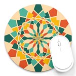 Summer Festival Round Mousepads Front