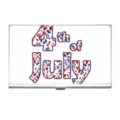 4th Of July Independence Day Business Card Holders by Valentinaart