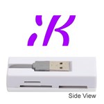 Belicious World  B  purple Memory Card Reader (Stick)  Front
