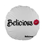 Belicious World  B  purple Standard 15  Premium Round Cushions Back