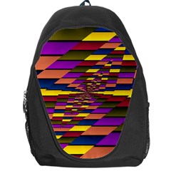Autumn Check Backpack Bag by designworld65