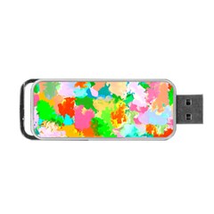 Colorful Summer Splash Portable Usb Flash (one Side) by designworld65
